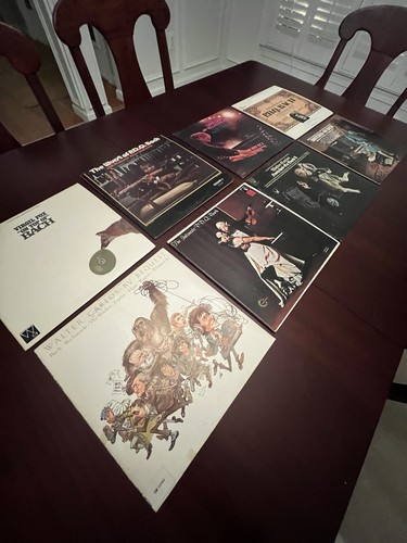Lot vintage vinyls bach - lot, 8