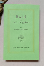Emmanuel Berl Édition originale 1 des 200 sur Alfa Rachel et autres grâces 1965