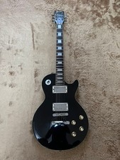 Guitare électrique vintage Frister Les Paul type Matsumoku noire d'occasion...