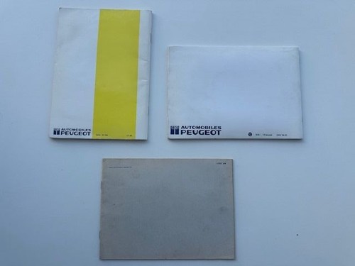Peugeot 309 phase notices - peugeot, 1