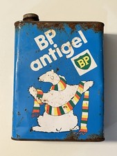 Bidon Vintage BP ANTIGEL , 2 Litres , No Huiles 