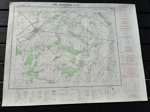 Carte ign fère - ign, fÈre-champenoise