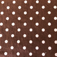 Grand Coupon tissu à pois