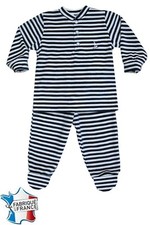 Pyjama velours à pieds  2