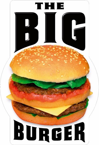 The big burger autocollant - big,