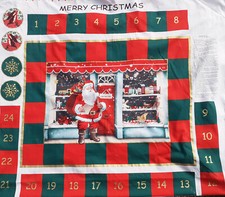 Grand coupon tissu noel pour