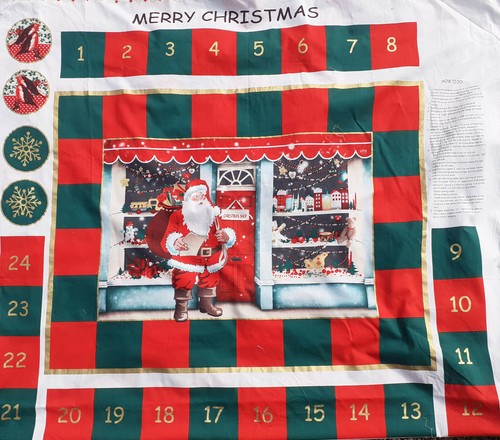 Grand coupon tissu noel pour