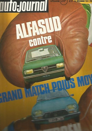 Auto journal 22 alfasud - l'auto,