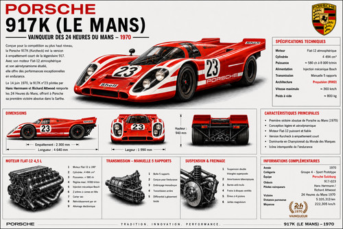 Photo porsche 917k mans - le,