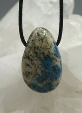 K2 Pendentif Azurite En Granit