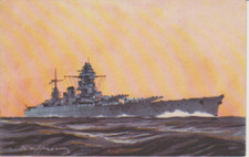 CUIRASSE DUNKERQUE - BATEAU - NAVIRE DE GUERRE - CARTE POSTALE ANCIENNE