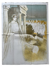 Théophile Alexandre STEINLEN - Affiche Originale Avant la Lettre - Hellé