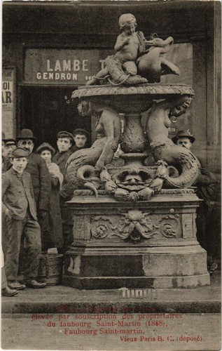 Cpa paris faubourg - paris,