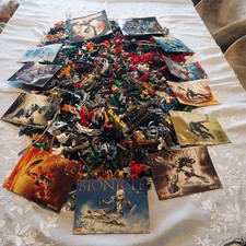 Lot de 3,9 kg LEGO Bionicle en Vrac + 12 Notices d'instructions .