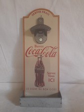 Décapsuleur Coca Cola Murale Vintage Bois Cuisne Bar Bistrot 