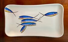 Grand Plat Rectangulaire Service Les Sardines Louis Sicard Aubagne