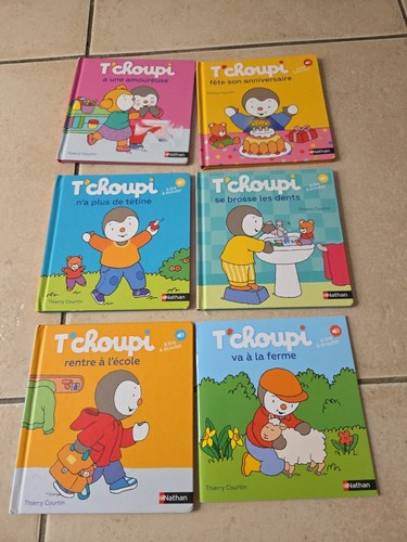 Lot livres tchoupi - de, 7