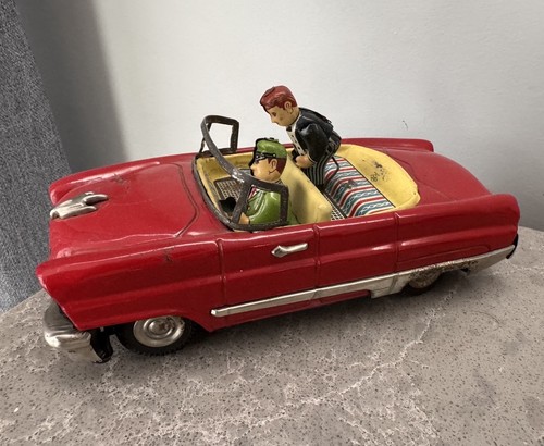 Jouet ancien étain voiture - ancien,