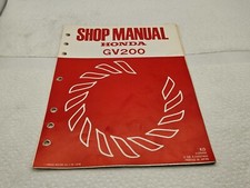 Honda GV200 Engine Service