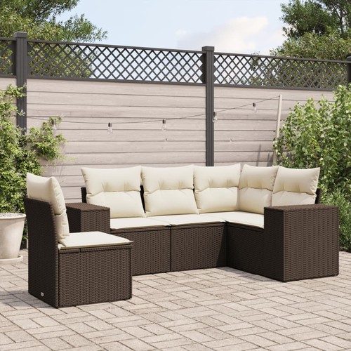 Salon jardin avec coussins - jardin,