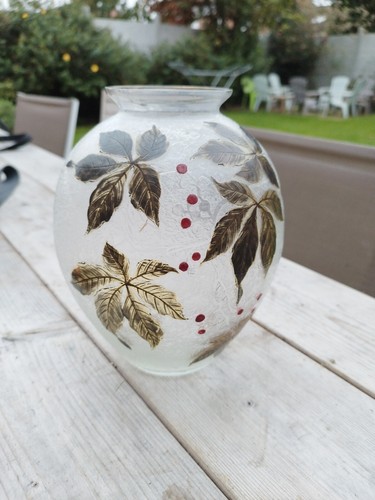 Vase art deco ancien signe - vase,