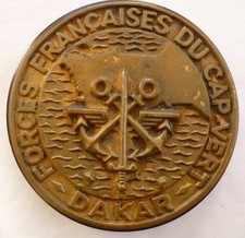 FORCES FRANCAISES du CAP-VERT DAKAR - Tape de Bouche - Marine Nationale bateau