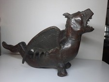 Brûle-parfum asiatique Chinois en bronze, Dragon.