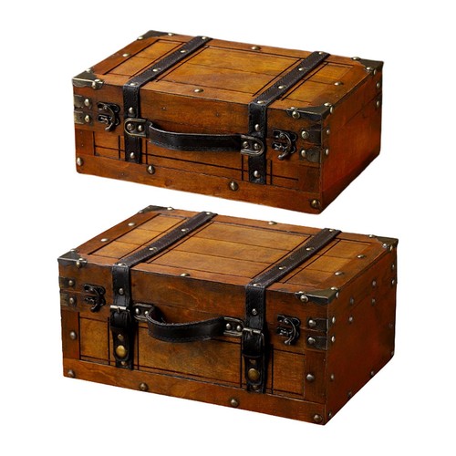 Valise rangement bois - rangement, à