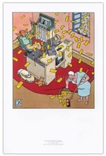 Affiche BD JOOST SWARTE Articulado Un otono bienvenido 30x45 cm