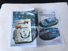 Stickers Decal 1:43 Nissan Primera Gt " Nissan Repsol " C.Espagne De Superturis