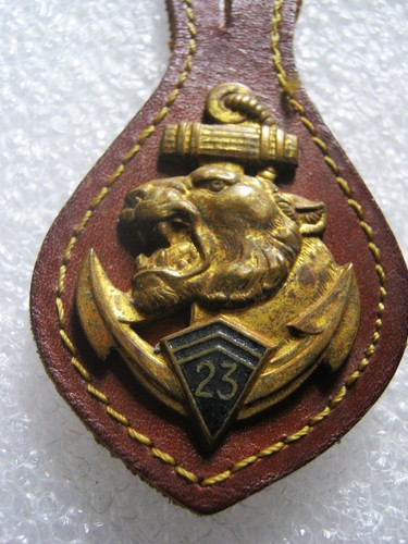 Insigne email cuir - insigne, +