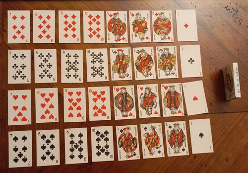 Partager ancien jeu cartes - partager,