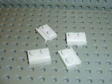 4 x LEGO white plates with door rail 32028 / set 10189 10224 10197 10225 5974 