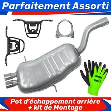 Pot d’échappement arrière