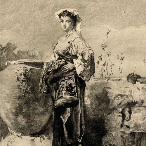 Mariano fortuny paysanne - fortuny,