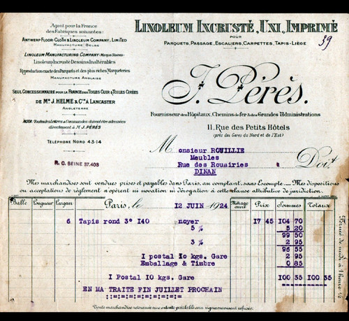 Paris usine toiles - /,