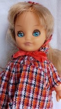 Poupée Microbe "2" Bella Blonde 18 Cm Marquée SA 1-18-04 Vintage 1971