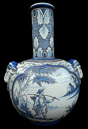 Nevers grand vase - *,