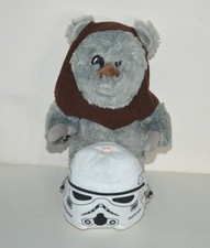 Peluche EWOK STAR WARS Disneyland tambour Stormtrooper sonore électronique 26 cm