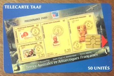 TAAF FILEX FRANCE TÉLÉCARTE