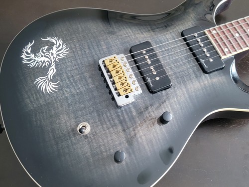Guitar body phoenix bird - body,