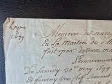 Manuscrit 1699 Serrurerie