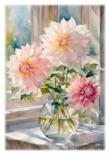 Tableau fleurs  nature morte -