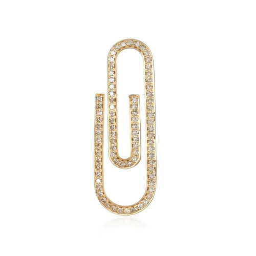 10k yellow gold over - over, diamond