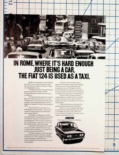 1972 fiat 124 sedan - 124, vintage