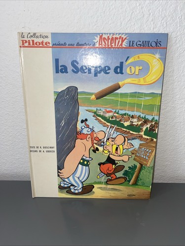 Uderzo asterix serpe or - asterix, d'or