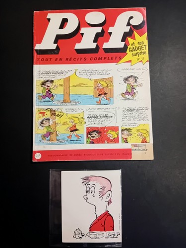 Pif avec son gadget ed - avec,