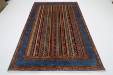 Tapis oriental turc de 6 x 8 pieds tapis afghan noué à la main teinture...
