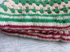 Coussin vintage fait main en