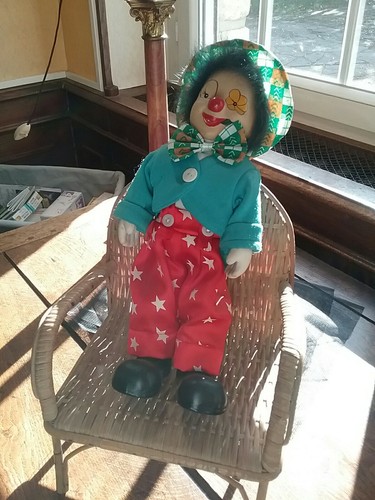 Ancien clown jouet vintage - clown,
